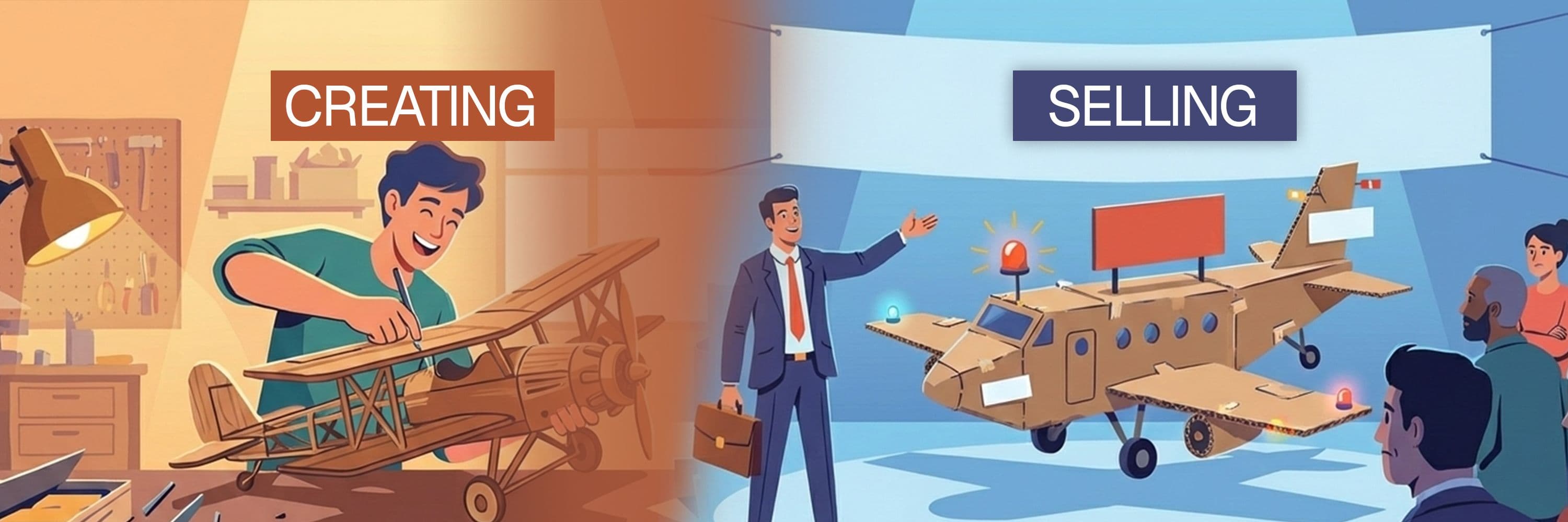 People Know When You’re Creating or Selling